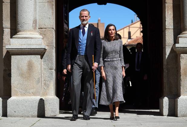 Spanish King Felipe and Quee Letizia during Miguel de Cervantes awards in Madrid on Tuesday, 23 April 2024 Cordon Press 