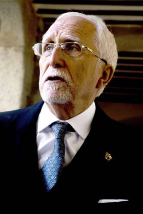 Luis Mateo Diez bei der Verleihung des Premio Miguel de Cervantes für Literatur an Luis Mateo Diez in der Universidad de Alcala. Alcala de Henares, 23.04.2024