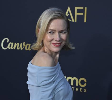 Naomi Watts attends the 49th AFI Lifetime Achievement Award tribute gala honoring Nicole Kidman at the Dolby Theatre in the Hollywood section of Los Angeles on Saturday, April 27, 2024.  LAP2024042761 JIMxRUYMEN