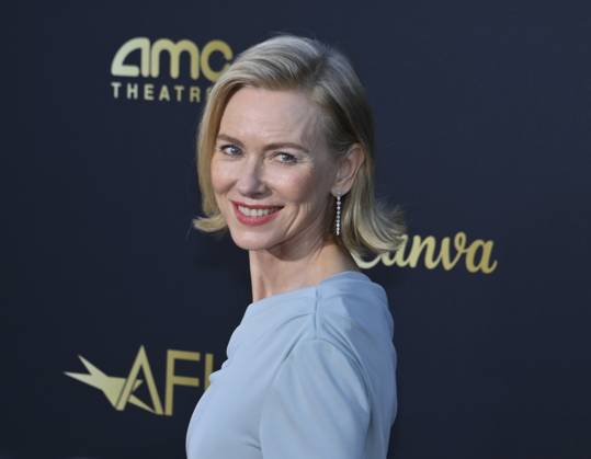 Naomi Watts attends the 49th AFI Lifetime Achievement Award tribute gala honoring Nicole Kidman at the Dolby Theatre in the Hollywood section of Los Angeles on Saturday, April 27, 2024.  LAP2024042763 JIMxRUYMEN