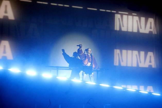 Bilder des Jahres 2024, Entertainment 04 April Entertainment Themen der Woche KW17 Entertainment Bilder des Tages RECORD DATE NOT STATED Konzert von Nina Chuba in der Turbinenhalle ** NUR FÜR REDAKTIONELLE ZWECKE ** EDITORIAL USE ONLY **<p>Konzert von Nina Chuba in der Turbinenhalle in Oberhausen am Sonntag, den 28. April 2024 Deutschland NRW Oberhausen Copyright: KerstinxBögeholz