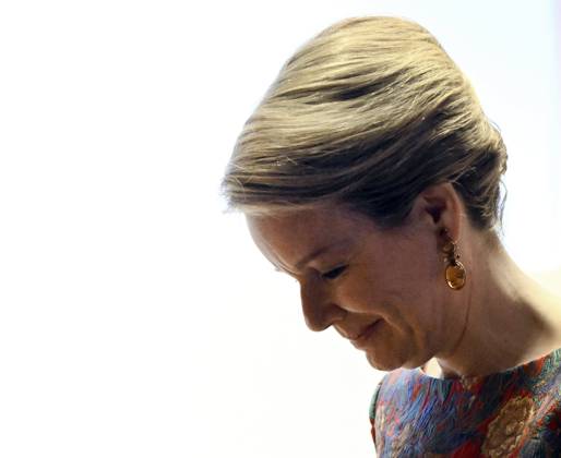 50th anniversary of the Baillet Latour Fund BRUSSELS, BELGIUM - APRIL 29: Queen Mathilde took part in the celebration of the 50th anniversary of the Baillet Latour Fund at the Palais des Académies, gave a speech and then presented the Baillet Latour Biomedical Award, which this year was dedicated to cancer research on April 29, 2024 in Brussels, Belgium, 29 04 2024 Brussels Belgium  Copyright: xDidierxLebrunx