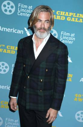 April 29, 2024, New York, New York, USA: Actor CHRIS PINE seen at the 49th Chaplin Award Gala Honoring Jeff Bridges held at Alice Tully Hall. New York USA - ZUMAk03_ 20240429_zaf_k03_099 Copyright: xNancyxKaszermanx