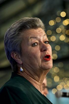 Ylva Johansson, European Commissioner for Home Affairs pictured during a ministerial conference on the implementation and operationalization of the European Asylum and Migration Pact, in Gent, Tuesday 30 April 2024. DIRKxWAEM 91851318