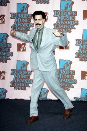 Borat - Sacha Baron Cohen at The MTV Europe Music Awards 2005 held at the Atlantic Pavillion. Lisbon, Portugal - 03 November 2005 FAM16451 Copyright: xFAMOUS. x 04410015