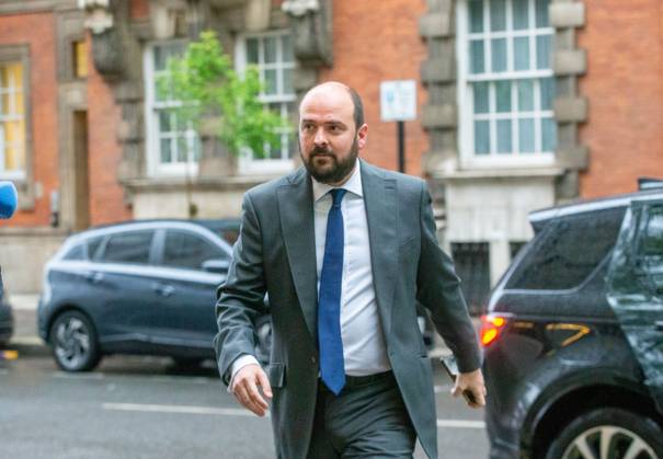 May 3, 2024, London, England, United Kingdom: Conservative Party Chairman RICHARD HOLDEN is seen outside 10 Westminster for morning media round as the party suffers local and by-election defeat against Labour. London United Kingdom - ZUMAs262 20240503_zip_s262_014 Copyright: xTayfunxSalcix