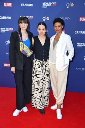 Bunte New Faces Award Film in Berlin RECORD DATE NOT STATED Hanna Seidel , Anna Roller und Merle Grimme