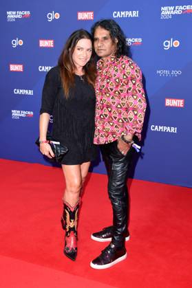 Bunte New Faces Award Film in Berlin RECORD DATE NOT STATED Christine Neubauer und Jose Campos