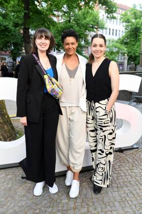 Bunte New Faces Award Film in Berlin RECORD DATE NOT STATED Hanna Seidel ,Merle Grimme und Anna Roller