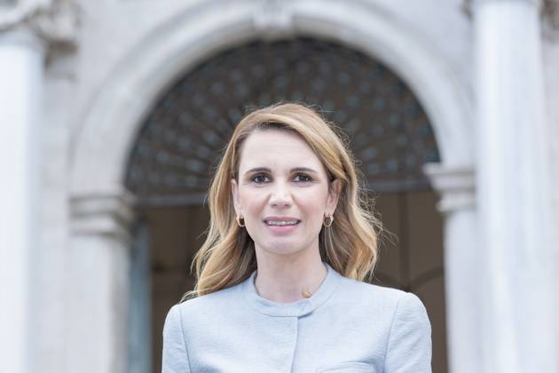 Italy: Nominees for David di Donatello Awards at Quirinale Actress Emanuela Fanelli leaves Quirinale Palace after presentation ceremony of David di Donatello Awards in Rome Rome Italy Copyright: MatteoxNardone
