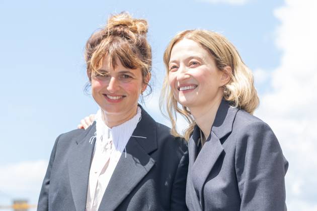Italy: Nominees for David di Donatello Awards at Quirinale Alba Rohrwacher and Alice Rohrwacher leave Quirinale Palace after presentation ceremony of David di Donatello Awards in Rome Rome Italy Copyright: MatteoxNardone