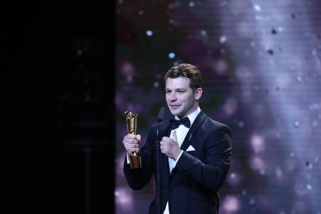 Deutscher Filmpreis 2024 BESTE MÄNNLICHE HAUPTROLLE Simon Morze bei der Verleihung der Lola - Deutscher Filmpreis 2024 im Theater am Potsdamer Platz in Berlin 03.05.2024 Copyright: xEventpressx