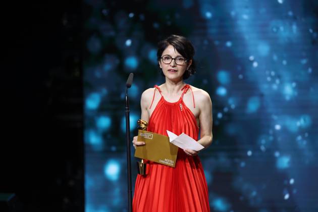 Deutscher Filmpreis 2024 BESTES DREHBUCH AysÌße Polat · IM TOTEN WINKEL bei der Verleihung der Lola - Deutscher Filmpreis 2024 im Theater am Potsdamer Platz in Berlin 03.05.2024 Copyright: xEventpressx
