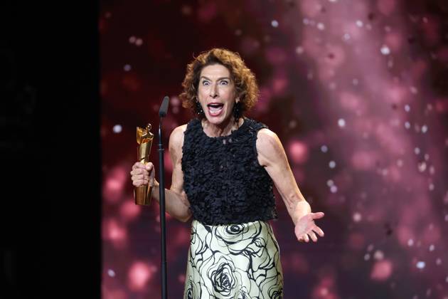 Deutscher Filmpreis 2024 BESTE WEIBLICHE NEBENROLLE Adele Neuhauser · 15 JAHRE bei der Verleihung der Lola - Deutscher Filmpreis 2024 im Theater am Potsdamer Platz in Berlin 03.05.2024 Copyright: xEventpressx