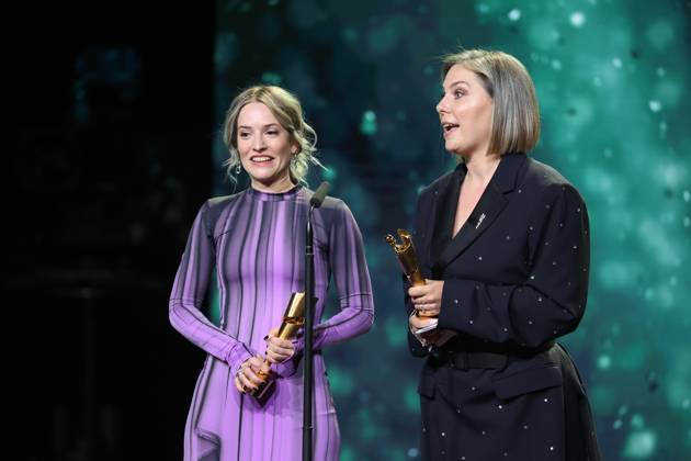 Deutscher Filmpreis 2024 BESTES SZENENBILD Cosima Vellenzer, Anika Klatt · DIE THEORIE VON ALLEM bei der Verleihung der Lola - Deutscher Filmpreis 2024 im Theater am Potsdamer Platz in Berlin 03.05.2024 Copyright: xEventpressx