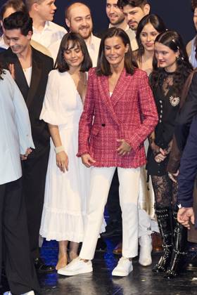 May 6, 2024, Madrid, Madrid, Spain: QUEEN LETIZIA of Spain attends the Emoci nArte concert by Princess of Girona Foundation at the Royal Theater Madrid Spain - ZUMAc260 20240506_zep_c260_037 Copyright: xMikexChicorrox