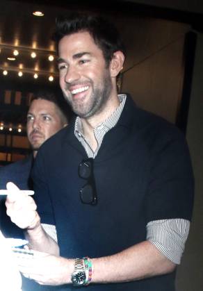 NEW YORK, NY- MAY 9: John Krasinski seen at CBS Mornings on May 09, 2024 in New York City. Copyright: xRWx