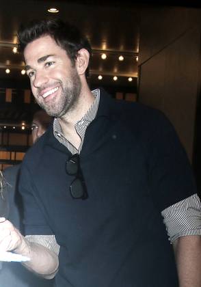 NEW YORK, NY- MAY 9: John Krasinski seen at CBS Mornings on May 09, 2024 in New York City. Copyright: xRWx