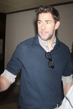 NEW YORK, NY- MAY 9: John Krasinski seen at CBS Mornings on May 09, 2024 in New York City. Copyright: xRWx
