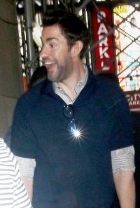 NEW YORK, NY- MAY 9: John Krasinski seen at CBS Mornings on May 09, 2024 in New York City. Copyright: xRWx