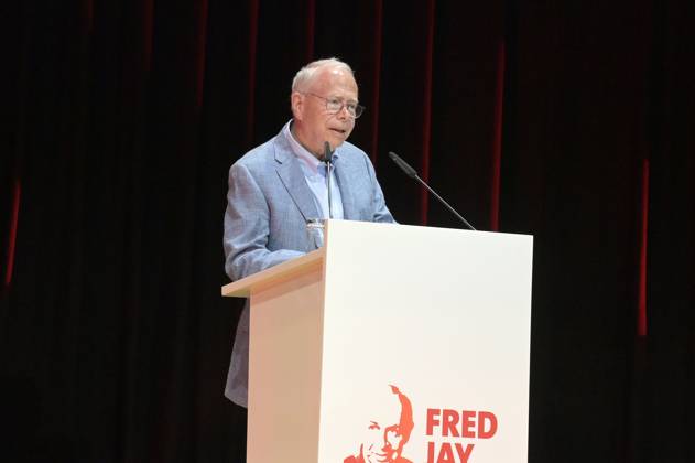 Michael Jacobson bei der Verleihung des Fred Jay Preises 2024 im bcc Berlin Congress Center. Berlin, 14.05.2024