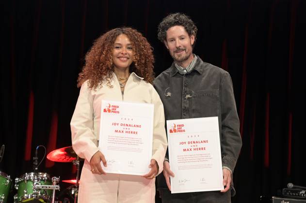 Joy Denalane und Max Herre bei der Verleihung des Fred Jay Preises 2024 im bcc Berlin Congress Center. Berlin, 14.05.2024