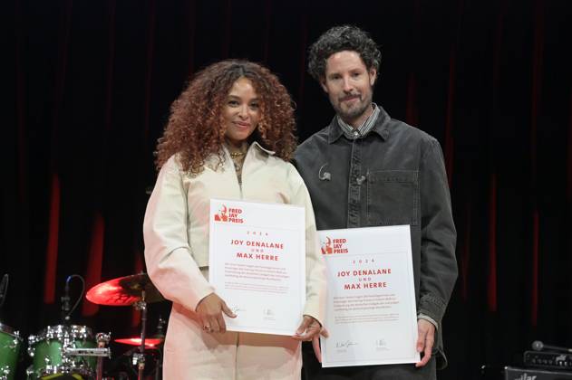 Joy Denalane und Max Herre bei der Verleihung des Fred Jay Preises 2024 im bcc Berlin Congress Center. Berlin, 14.05.2024