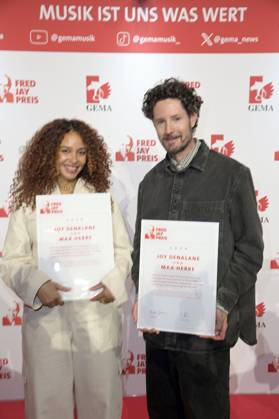 Joy Denalane und Max Herre bei der Verleihung des Fred Jay Preises 2024 im bcc Berlin Congress Center. Berlin, 14.05.2024