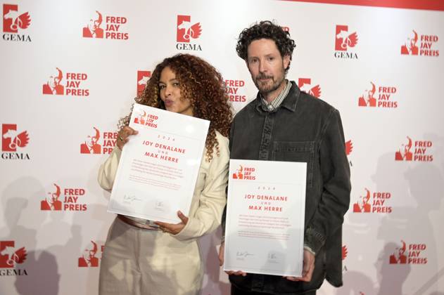 Joy Denalane und Max Herre bei der Verleihung des Fred Jay Preises 2024 im bcc Berlin Congress Center. Berlin, 14.05.2024