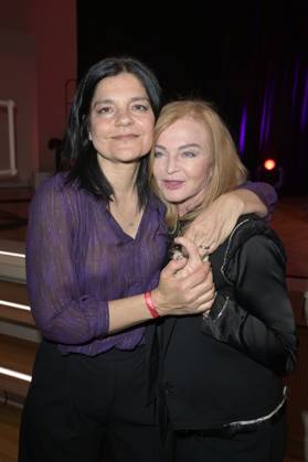 Jasmin Tabatabai und Inga Humpe bei der Verleihung des Fred Jay Preises 2024 im bcc Berlin Congress Center. Berlin, 14.05.2024