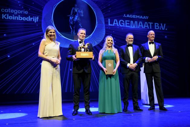 16-05-2024 Zwolle Queen Maxima attended the King Willem I Prizes, awarded every 2 years in the categories large and small and medium-sized enterprises, in Theater De Spiegel in Zwolle. Â  Copyright: xPPEx