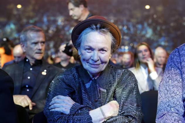 Bilder des Jahres 2024, News 05 Mai News Themen der Woche KW20 News Bilder des Tages Laurie Anderson bei der Verleihung der Stephen Hawking Medal for Science Communication beim Starmus VII Festival 2024. Bratislava, 16.05.2024