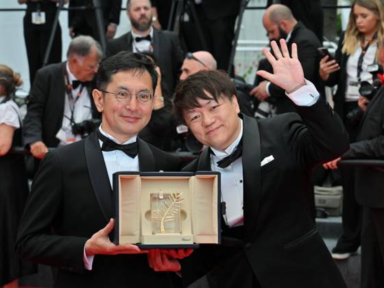 Bilder des Jahres 2024, Entertainment 05 Mai Entertainment Themen der Woche KW21 Entertainment Bilder des Tages Cannes, 77th Cannes Film Festival 2024, Seventh evening - red carpet Palma d Or Studio Ghibli - In the photo: Goro Miyazaki and Kenichi Yoda  Copyright: xManuelexMangiarottix xipa-agencyx xPoolxPhotoxEventsx03x IPA_Agency_IPA46310972