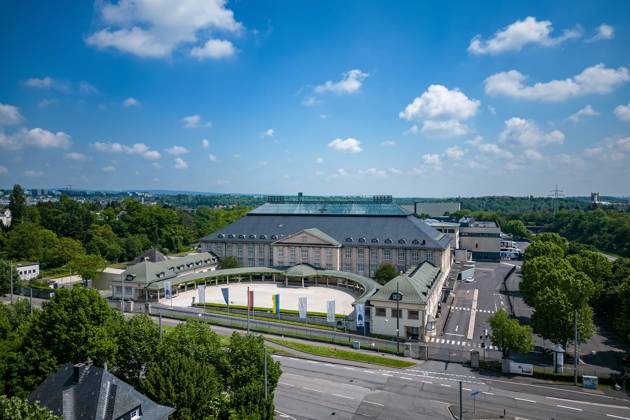 20.05.2024 xsvx, News Wirtschaft , Wiesbaden, emwirt v.l. Henkell Freixenet Hauptsitz Firmensitz in Wiesbaden Luftaufnahme Wiesbaden
