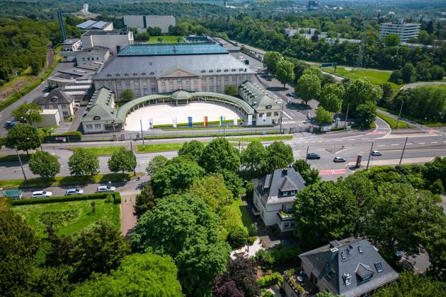 20.05.2024 xsvx, News Wirtschaft , Wiesbaden, emwirt v.l. Henkell Freixenet Hauptsitz Firmensitz in Wiesbaden Luftaufnahme Wiesbaden