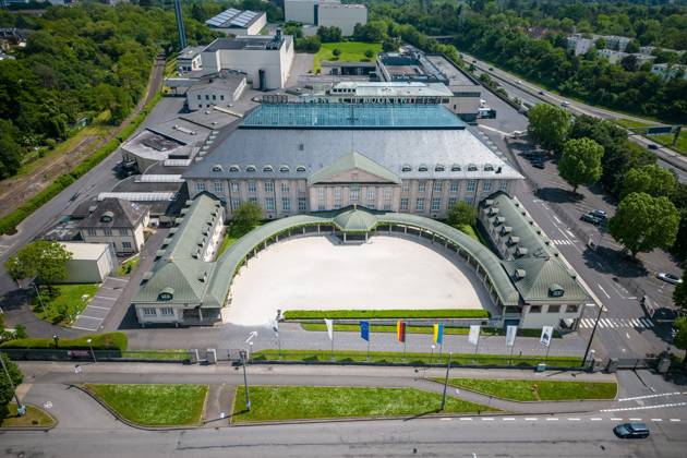 20.05.2024 xsvx, News Wirtschaft , Wiesbaden, emwirt v.l. Henkell Freixenet Hauptsitz Firmensitz in Wiesbaden Luftaufnahme Wiesbaden