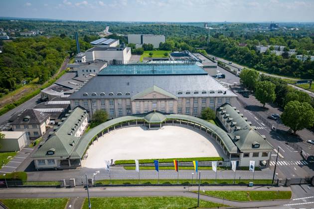 20.05.2024 xsvx, News Wirtschaft , Wiesbaden, emwirt v.l. Henkell Freixenet Hauptsitz Firmensitz in Wiesbaden Luftaufnahme Wiesbaden