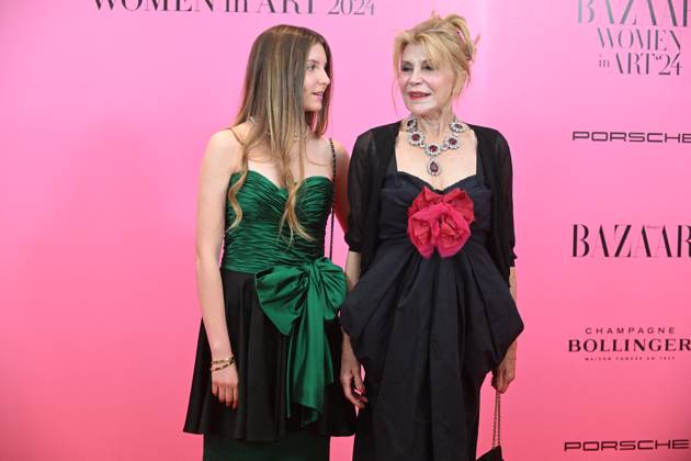 Carmen Thyssen Receives Bazaar Women in Art Award - Madrid Carmen Cervera, Baroness Thyssen, with her daughter Carmen at the presentation of the Baazar Women in Art award at the Thyssen-Bornemisza Museum, on May 20, 2024, in Madrid, Spain. Photo by Jose Oliva Europa Press ABACAPRESS.COM Madrid Spain  Copyright: xEuropaxPress ABACAx