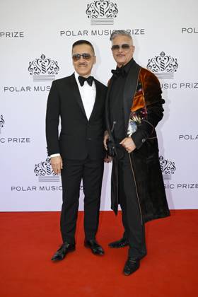 STOCKHOLM, SWEDEN 20240521 Leck Tear and Magnus Skogsberg Tear arrive at the Polar Prize 2024, awarded at the Grand Hotel in Stockholm STOCKHOLM SWEDEN x10070x  Copyright: xJessicaxGow TTx POLARPRISET 2024 iKyRFBRuXI4