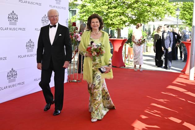 STOCKHOLM, SWEDEN 20240521 King Carl Gustaf and Queen Silvia arrive at the Polar Prize 2024, awarded at the Grand Hotel in Stockholm STOCKHOLM SWEDEN x10070x  Copyright: xJessicaxGow TTx POLARPRISET 2024 7FE40AUynuE