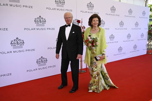 STOCKHOLM, SWEDEN 20240521 King Carl Gustaf and Queen Silvia arrive at the Polar Prize 2024, awarded at the Grand Hotel in Stockholm STOCKHOLM SWEDEN x10070x  Copyright: xJessicaxGow TTx POLARPRISET 2024 tBzump4Fbc8