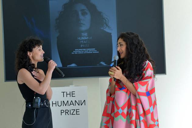 Remise du prix Human Prize dans le cadre de la semaine du cinÃ ma positif lors du 77eme Festival International du Film de Cannes Barbara Pravi, Golshifteh Farahani Remise du prix Human Prize dans le cadre de la semaine du cinÃ ma positif lors du 77eme Festival International du Film de Cannes le 23 mai 2024 Rachid Bellak Bestimage Presentation of the Human Prize as part of the positive cinema week during the 77th Cannes International Film Festival on May 23, 2024 Rachid Bellak Bestimage Cannes France  Copyright: xRACHIDxBELLAKx xBESTIMAGExRACHIDxBELLAKx xBESTIMAGEx
