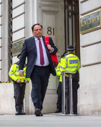 May 24, 2024, London, England, United Kingdom: Counsel to the Inquiry JASON BEER is seen leaving Aldwych House for Post Office - Horizon IT Inquiry, London United Kingdom - ZUMAs262 20240524_zip_s262_101 Copyright: xTayfunxSalcix