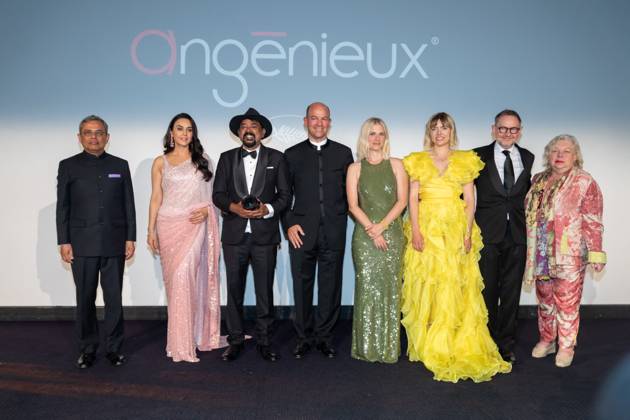 Cannes - Pierre Angenieux Prize Award Ceremony 2024 Pierre Angenieux Prize award ceremony with Santosh Sivan, Melanie Laurentt, Preity Zinta, Xin Wang and Jawed Ashraf during the 77th annual Cannes Film Festival at the Palais des Festivals, Saturday, May 24, 2024 in Cannes, France. Photo by Cyril Chateau ABACAPRESS.COM Cannes France Copyright: xChateauxCyril ABACAx