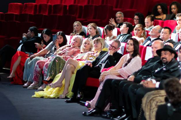 Cannes - Pierre Angenieux Prize Award Ceremony 2024 Pierre Angenieux Prize award ceremony with Santosh Sivan, Melanie Laurentt, Preity Zinta, Xin Wang and Jawed Ashraf during the 77th annual Cannes Film Festival at the Palais des Festivals, Saturday, May 24, 2024 in Cannes, France. Photo by Cyril Chateau ABACAPRESS.COM Cannes France Copyright: xChateauxCyril ABACAx