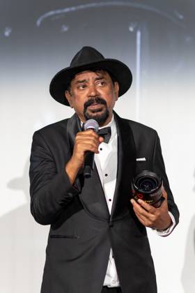 Cannes - Pierre Angenieux Prize Award Ceremony Santosh Sivan during the 2024 Pierre Angenieux Prize award ceremony at the 77th annual Cannes Film Festival at the Palais des Festivals, Saturday, May 24, 2024 in Cannes, France. Photo by Cyril Chateau ABACAPRESS.COM Cannes France  Copyright: xChateauxCyril ABACAx