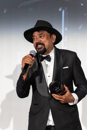 Cannes - Pierre Angenieux Prize Award Ceremony Santosh Sivan during the 2024 Pierre Angenieux Prize award ceremony at the 77th annual Cannes Film Festival at the Palais des Festivals, Saturday, May 24, 2024 in Cannes, France. Photo by Cyril Chateau ABACAPRESS.COM Cannes France  Copyright: xChateauxCyril ABACAx