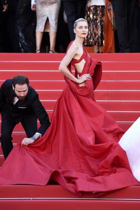 Bilder des Jahres 2024, Entertainment 05 Mai Lena Gercke bei der Abschlusszeremonie und She s Got no Name Premiere bei den 77. Filmfestspiele in Cannes 25. Mail 2024
