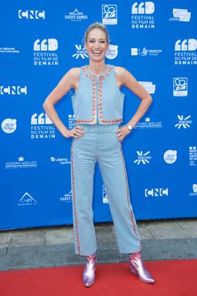 Vierzon Winners Photocall Pauline Lefevre attending the Winners Photocall as part of the Festival du Film de Demain in Vierzon, France on June 02, 2024. Photo by Aurore Marechal ABACAPRESS.COM Vierzon France  Copyright: xMarechalxAurore ABACAx