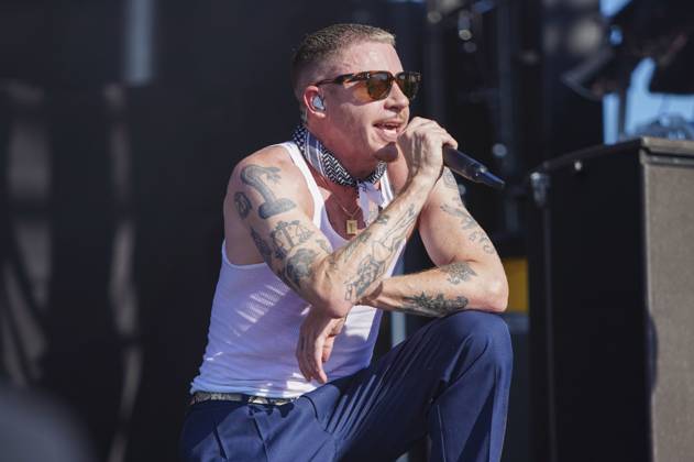 Macklemore live bei einem Konzert beim LIV Golf Event 2024 im Golf Club of Houston. Humble, 08.06.2024